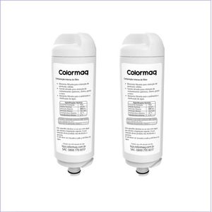 Kit 2 Filtros Colormaq para Purificador Eletrônico Acqua e Linha Pró