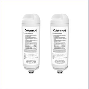 Kit 2 Filtros Colormaq para Purificador Eletrônico Acqua e Linha Pró